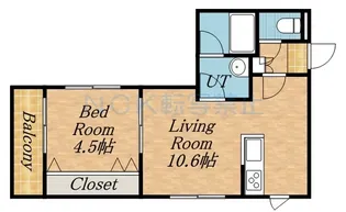 CUTE【4階】の間取り