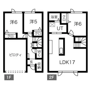 北海道札幌市南区川沿一条6丁目【一戸建】の間取り