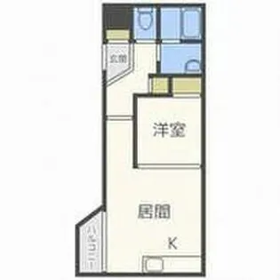 カピテーヌ円山【4階】の間取り