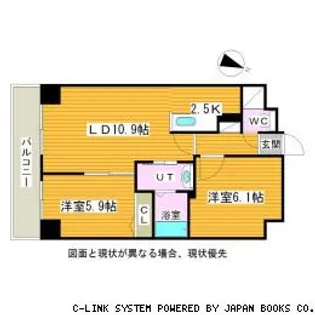 パルティーレ山鼻【5階】の間取り