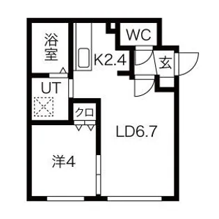 FICO(フィーコ)【4階】の間取り