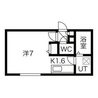 ティンカーベル琴似【202号室】の間取り