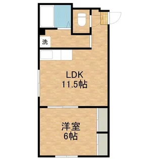 もなみハイツ【306号室】の間取り