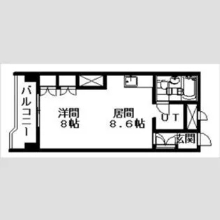 アートサイドテラス【00202号室】の間取り
