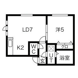 AMYーK【107号室】の間取り