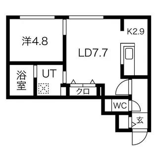 ブランシャール円山公園【3階】の間取り