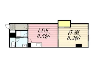 セントラルコーポ【1004号室】の間取り