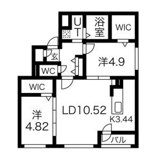 FRANRIZ【2階】の間取り