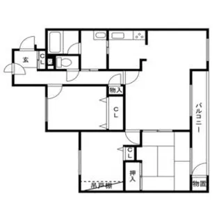 ロピア宮丘公園【4階】の間取り