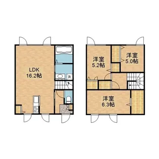 東洋ハイム セキスイハイム【1階】の間取り
