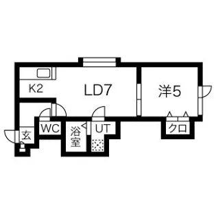 桜ガーデン【205号室】の間取り
