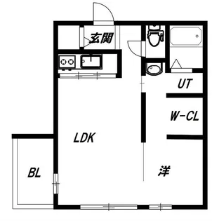 スカイパーク発寒南【4階】の間取り