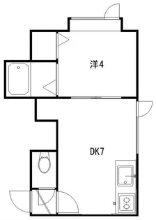 フローレス円山【2階】の間取り