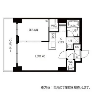 BPRレジデンス琴似【0205号室】の間取り