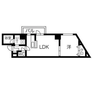 OROMONTE二十四軒【7階】の間取り