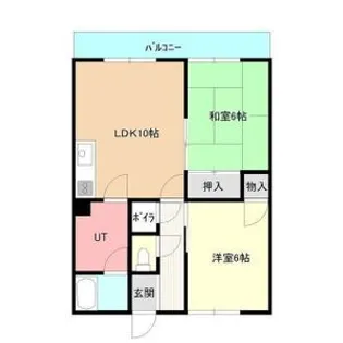 クリーンハイツ【202号室】の間取り