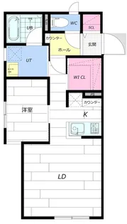 エルザ中島公園【203号室】の間取り