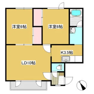 エトワール発寒2【103号室】の間取り