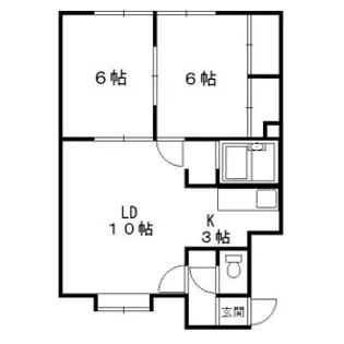 ファミール25【00201号室】の間取り