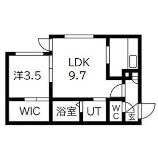 コンサンビル【4階】の間取り