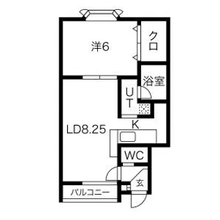 ロッキーマンション【102号室】の間取り