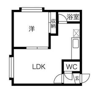 プライムハウス澄川壱番館【202号室】の間取り