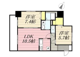 サンコート桑園ガーデンヒルズ【506号室】の間取り