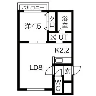 フィオラノセレッソ【4階】の間取り