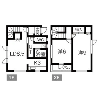 リバーヒル界川【101号室】の間取り