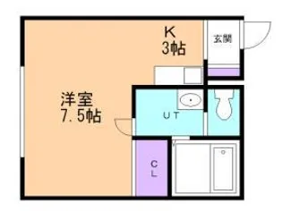 ヒルズ・ラ・ルミエール【2階】の間取り