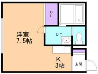 ヒルズ・ラ・ルミエール【2階】の間取り