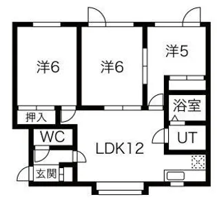 AMハイツ【3階】の間取り
