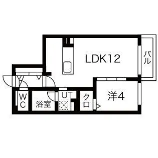 パーチェ円山裏参道【3階】の間取り