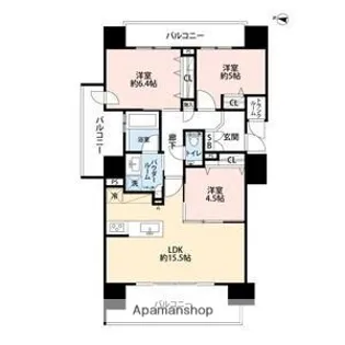 プレミスト札幌ステーション URBAN SEED【8階】の間取り