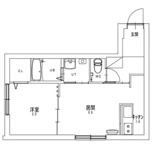 EXCEL中島公園【5階】の間取り