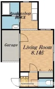 LIVING WITH MOTO【302号室】の間取り