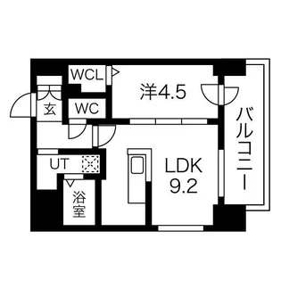 プライマル札幌桑園【1005号室】の間取り