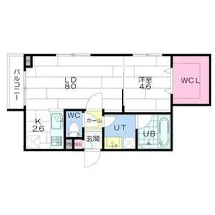 AXISーWILL 323. 裏参道(アクシスウィル)【2階】の間取り