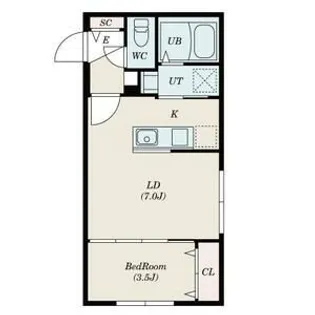 レジデンス円山北【3階】の間取り