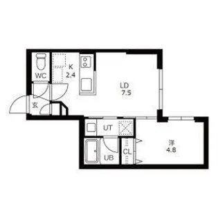 VILLA 41 KOTONI SAPPORO【2階】の間取り