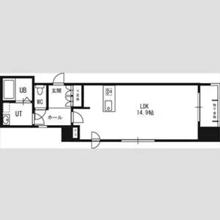 レジェンドコート琴似【00101号室】の間取り
