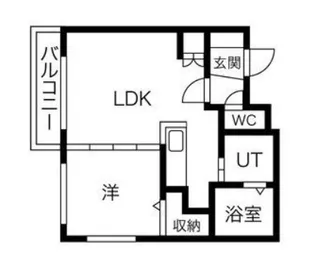 プライマル札幌円山【4階】の間取り