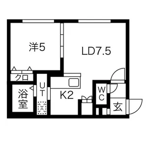 メゾンリエル【105号室】の間取り