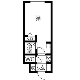 ファーロックコートK18【K405号室】の間取り