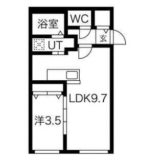 ウェルステージ宮の沢【2階】の間取り