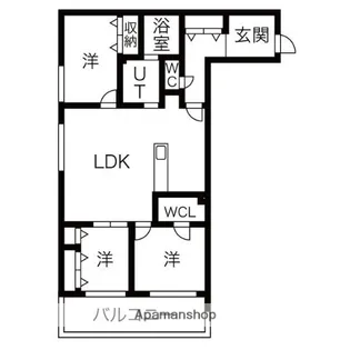 クラス伏見レジデンス【3階】の間取り