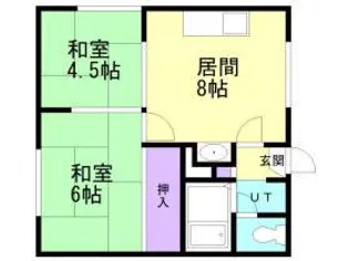ハイツオアシス【0202号室】の間取り