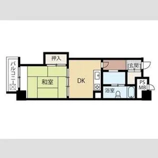 アルファ創成川公園【701号室】の間取り