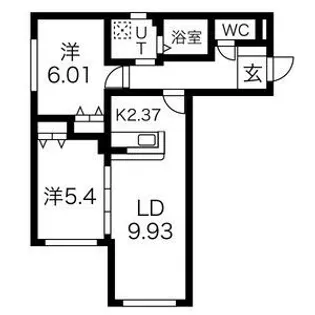 THE RESIDENCE PARK YAMAHANA (旧NH【4階】の間取り