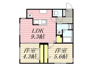 Alivis琴似【4階】の間取り